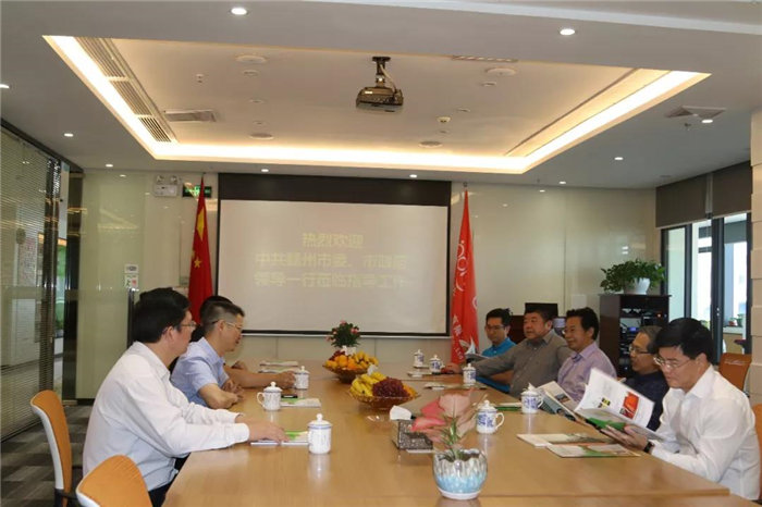 中共贛州市委常委、統(tǒng)戰(zhàn)部長彭業(yè)明等領導一行到訪廣東博皓考察指導-3