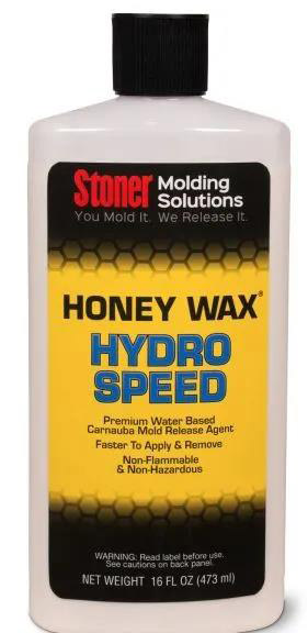 Stoner HoneyWax®Hydro Speed是一種高固含量的水性乳液，不含任何溶劑，旨在代替?zhèn)鹘y(tǒng)的高級涂蠟作為復合材料行業(yè)中的脫模劑。